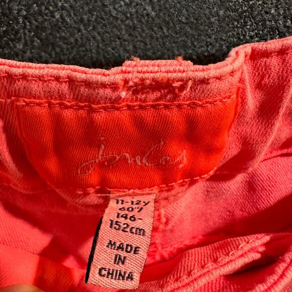 NEW Joules Jeans Bright Coral Adjustable Waist Girls Size 11-12Y 146-152cm - Picture 3 of 4